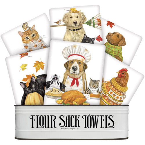 Fall Pets Towel Unit-12-Oval