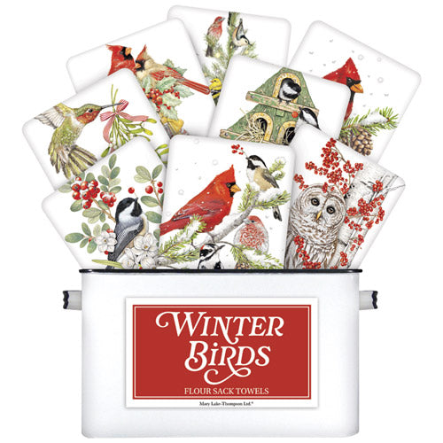 Winter Birds Towel Unit