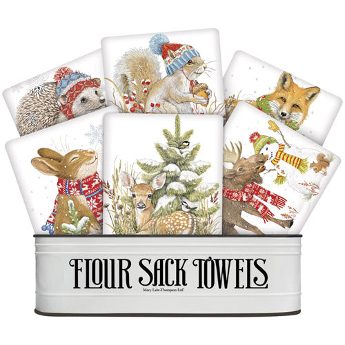 Winter Scarf Animals Towel