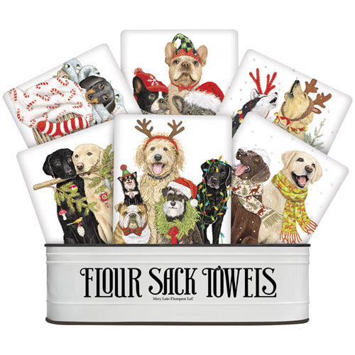 Holiday Dogs 2 Towel Unit