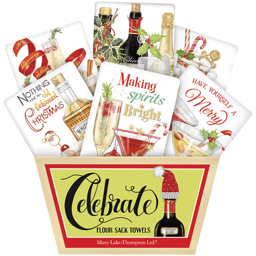 Holiday Wine Towel Unit