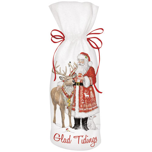 Nordic Santa Wine Bag