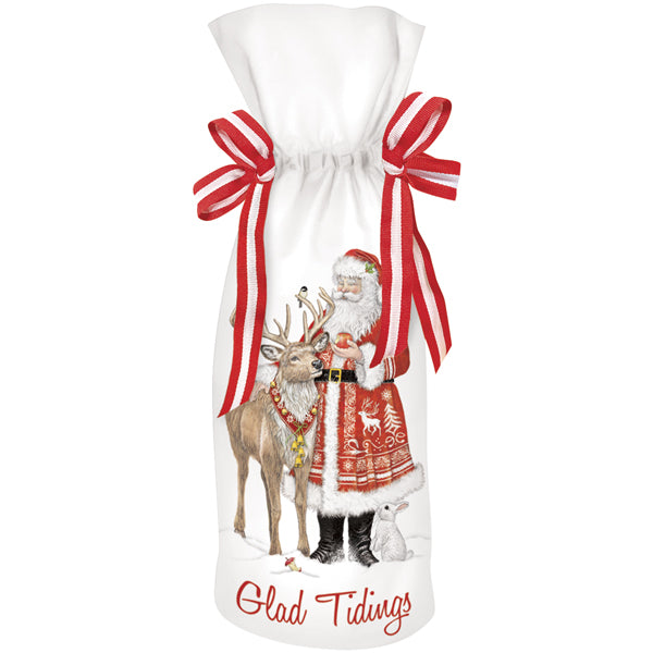 Nordic Santa Wine Bag