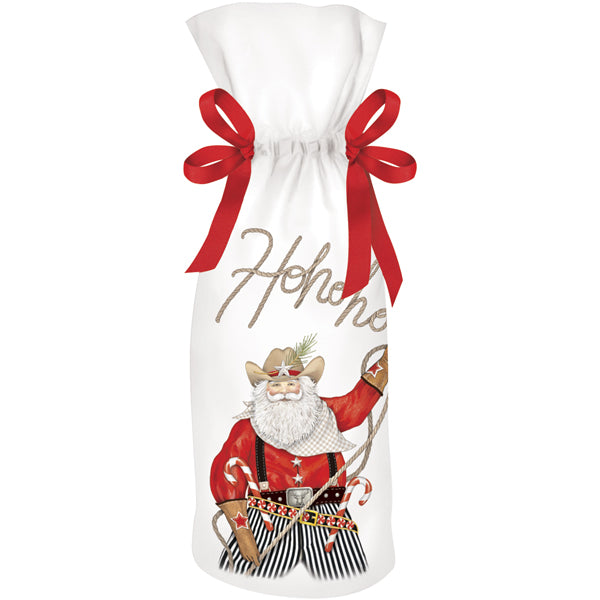 Santa Lasso Wine Bag