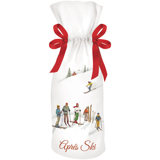 Ski Slopes Wine Bag