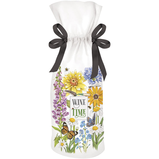 Dream Flowers Wine Bag