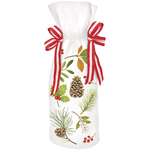 Evergreen Scatter Wine Bag