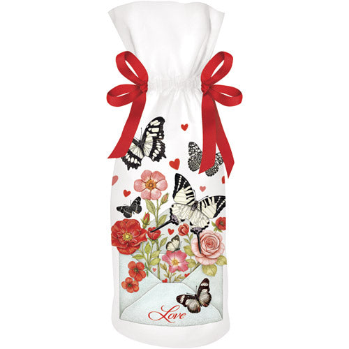 Butterfly Valentine Wine Bag