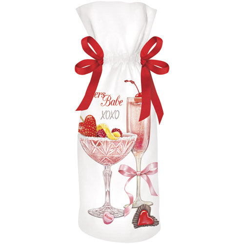 Valentine Cocktails Wine Bag