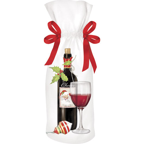 Holiday Wine Wine Bag