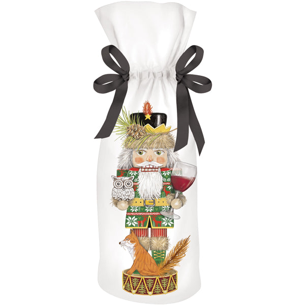 Forest Nutcracker Wine Bag