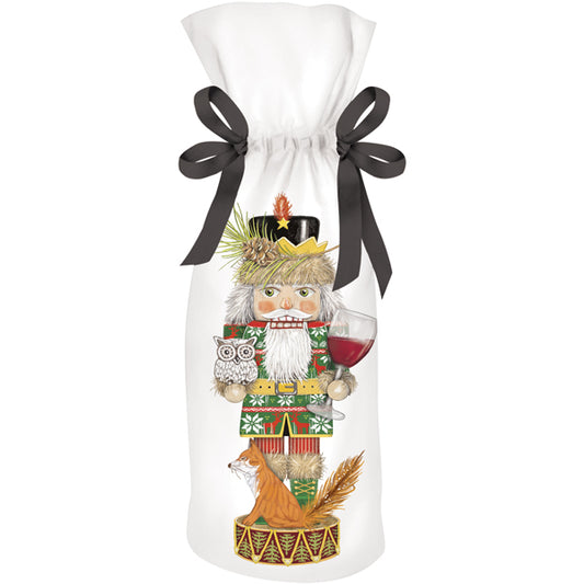 Forest Nutcracker Wine Bag
