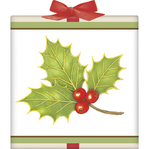 Holly Sprig Tea Box