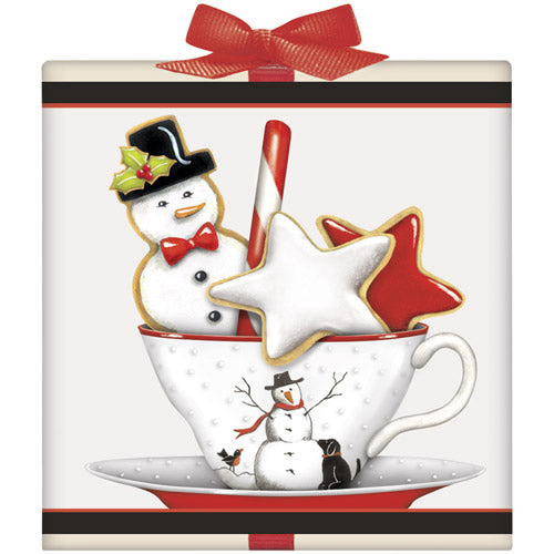 Snowman Teacup Tea Box