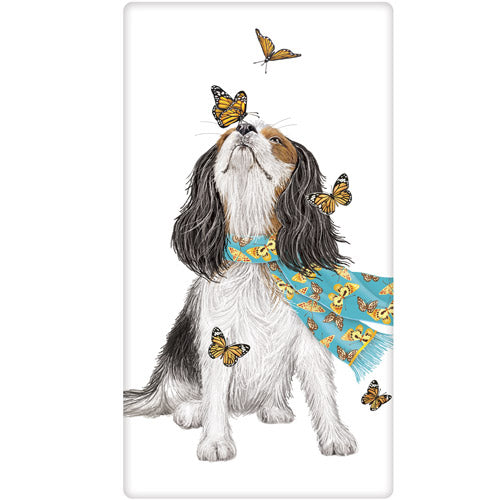 Spanial Butterflies Bagged Towel