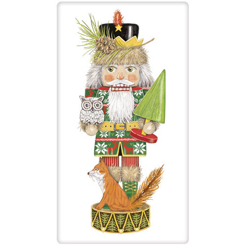 Forest Nutcracker Bagged Towel