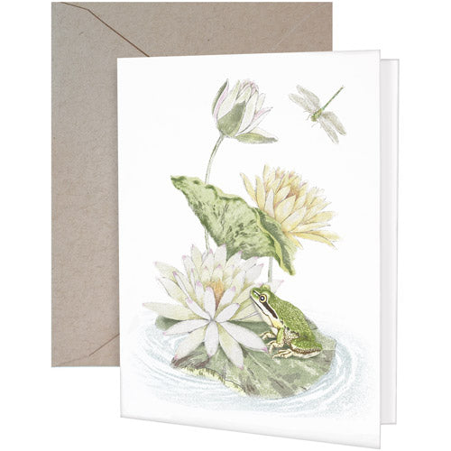 Lillypad Frog Greeting Card