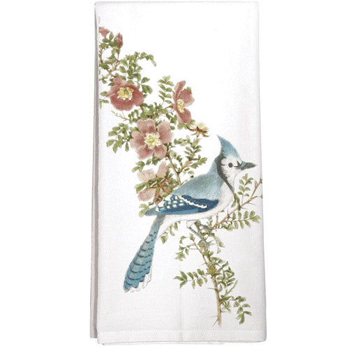 Bluejay Rose Towel
