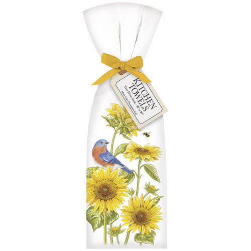 Mary Lake Thompson Sunflower Bird Towel