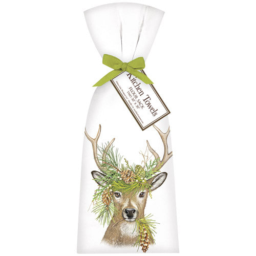 Mary Lake Thompson Pine Deer Towel