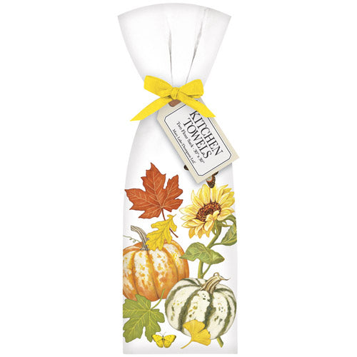 Pumpkin Sunflower Towel Set