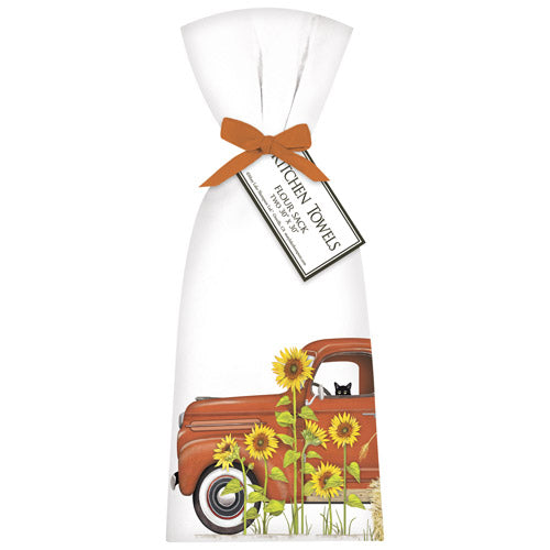 Giant Pumpkin Truck Towel Set