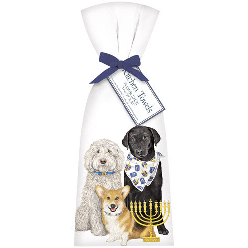 Hannukah Dogs Towel Set