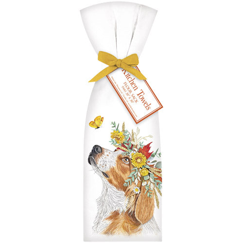 Dog Leaf Crown Towel Set