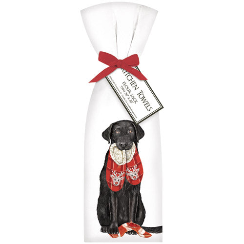 Lab Slippers Towel Set