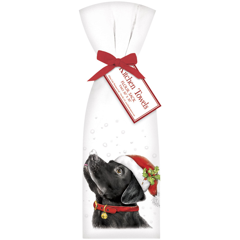Mary Lake Thompson Lab Holiday Towel