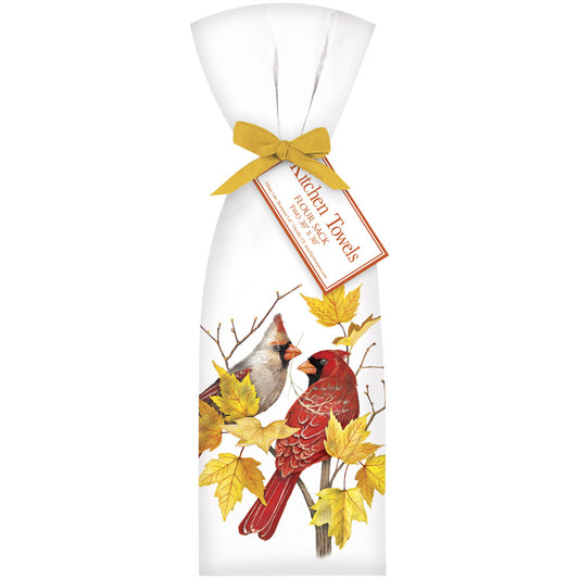 Cardinals Maple Branch Towel Set