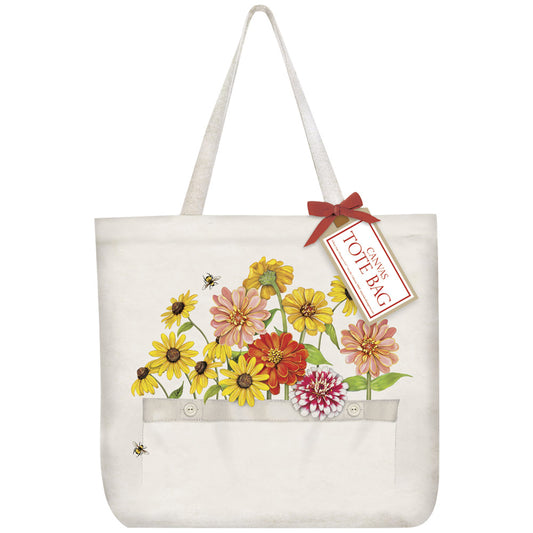 Zinnia Garden Tote Bag